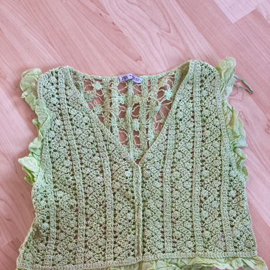 Top Crochet Zara size M 