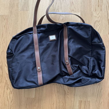 Sac de voyage noir Lancel 