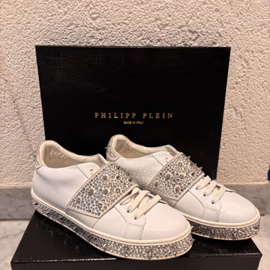 Basket Blanche Philippe Plein 