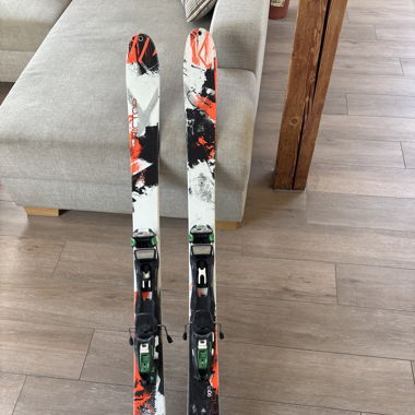 Skis avec peaux