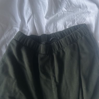 Green sweatpants