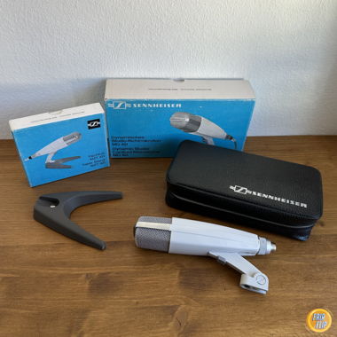 Microfono Sennheiser MD 421 con piede da tavolo MZT 421