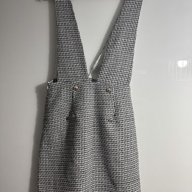Hahnentritt Trägerkleid