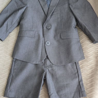 Ensemble costume enfant gris 2T