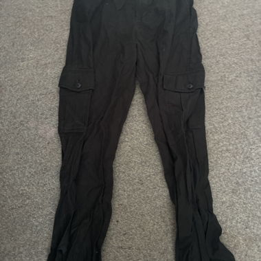 Pantaloni Cargo Neri slim fit