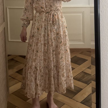 Leon & Harper Maxikleid mit Blumenprint