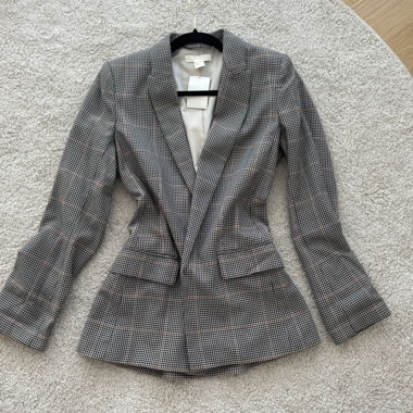Blazer H&M a quadri taglia 36