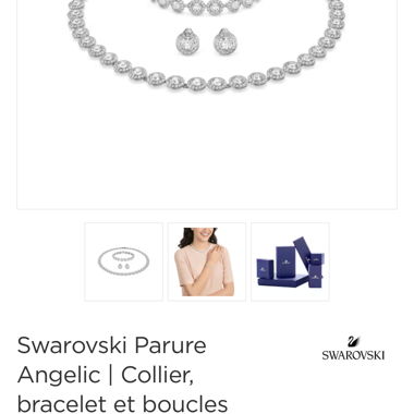 Set di gioielli Swarovski Angelic