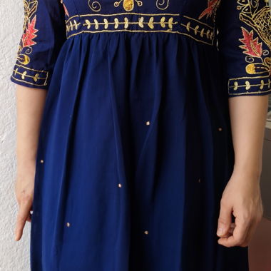 Blue dress