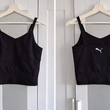 Crop top Puma noir