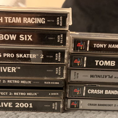 PlayStation 1 game collection for sale