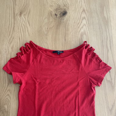 TALLY WEIJL t-shirt rouge 