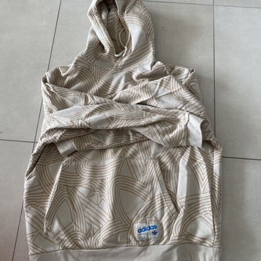 Adidas hoodie beige