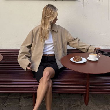 Giacca beige di NA-KD