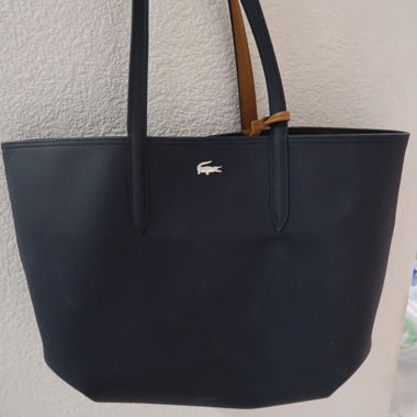 Lacoste Shopper in Navyblau