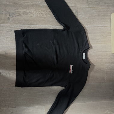 Schwarzer Balenciaga Pullover