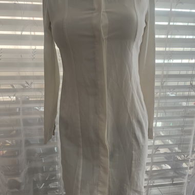 White shirt dress