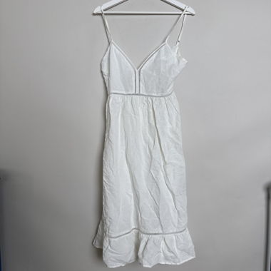 White slip dress