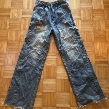 Pantalon en jean avec zip