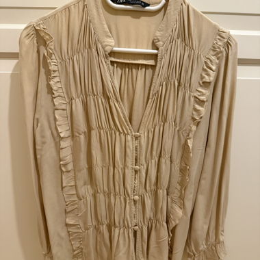 Chemisier beige Zara EU S