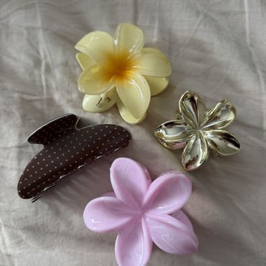 Blumen Haarclips Set