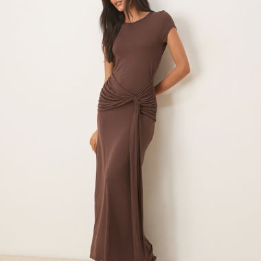 Brown Maxi Dress Size XS