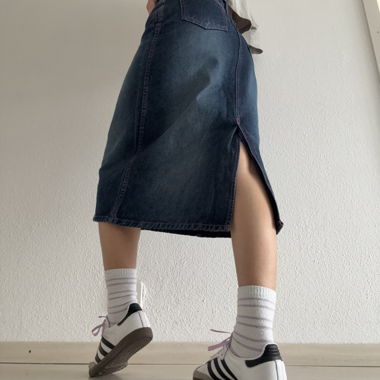 Midi jeans skirt 