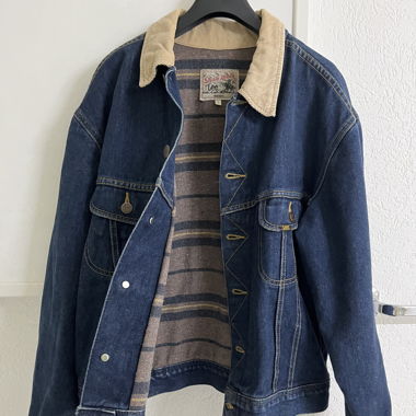 Veste vintage en jean doublée