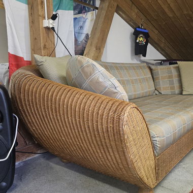 Rattan sofa