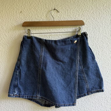 Denim Skort