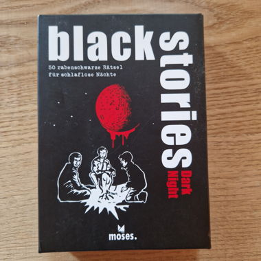 Krimi Spiel Black stories dark night
