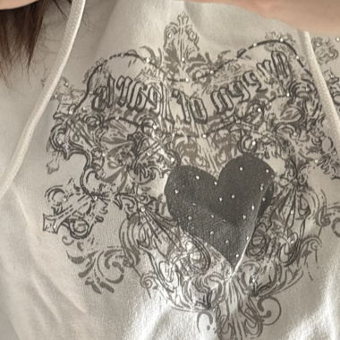 Y2K Strass-Hoodie