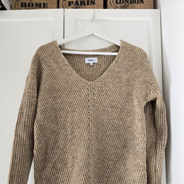 Kuscheliger Only-Pullover gold
