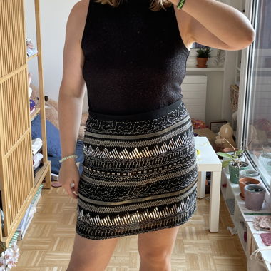 Jupe à sequins 