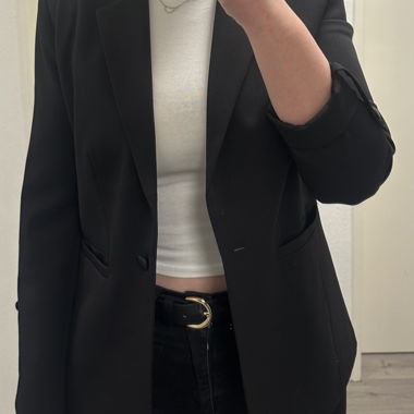 Schwarzer Blazer von DUNAMIS