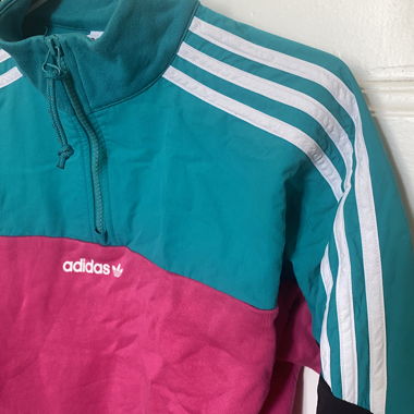 Colorful Adidas Zipped Pullover