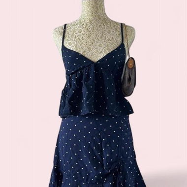 Ensemble deux pièces à pois