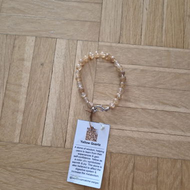 Gelbes Quarz Armband