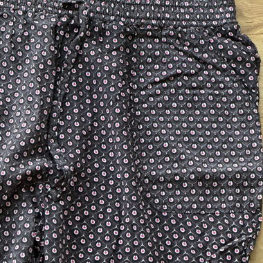 Pantalon de loisirs à motifs Gr. L, léger et confortable