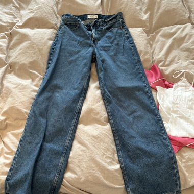 Weite Damen Jeans in Dunkelblau