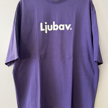 T-shirt Ljubav violet