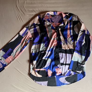 Satin Bluse 