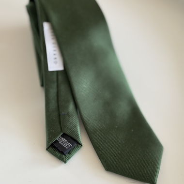Yves Gerard Green Silk Tie / Silk Cravat