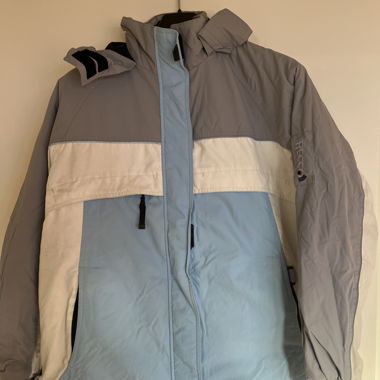 RECCO ski jacket blue and grey