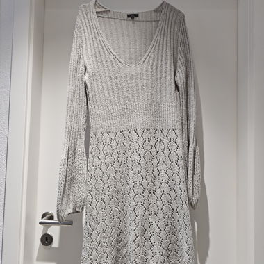 Grey Wool Dress - Size M