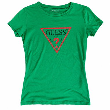 Guess Green T-Shirt XS Vintage 2000s