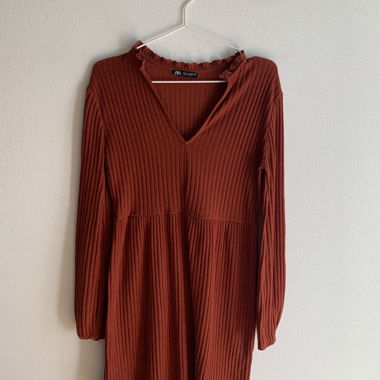 Zara Red Knit Dress