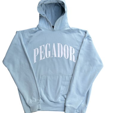 PEGADOR Oversize Hoodie, Baby Blau, M 