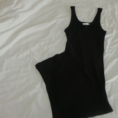black dress