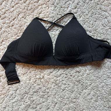 Top bikini nero